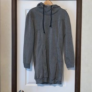 Long Hooded Sweatshirt